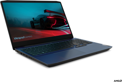 Lenovo IdeaPad Gaming 3 Notebook (82EY00RBHV) - 15.6" FullHD, AMD Ryzen 5-4600H, 8GB RAM, 512GB SSD, nVidia GeForce GTX 1650Ti 4GB, Magyar billentyűzet, Windows 10 Home, 3 év garancia, Kék színben