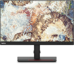 Lenovo ThinkVision T22i-20 Monitor (61FEMAR6EU) - 21.5" FullHD (1920x1080), IPS, 16:9, 1000:1, 250cd/m2, 6ms, VESA, D-Sub, HDMI, DP