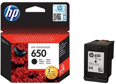 HP 650 Fekete tintapatron (CZ101AE)