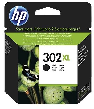 HP 302XL Fekete tintapatron (F6U68AE)