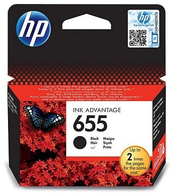 HP 655 Fekete tintapatron (CZ109AE)