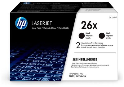 HP 26X Duo-pack fekete toner (CF226XD)