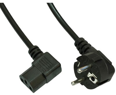 Akyga Szög PC tápkábel 1.5m (AK-PC-02A)