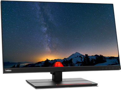 Lenovo ThinkVision P27u-20 Monitor (62CBRAT6EU) - 27" UHD (3840x2160); IPS, 16:9, 1000:1, 450nits, 6ms, VESA, HDMI, DP, Thunderbolt, 3 év garancia