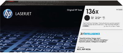 HP 136X Black (Fekete) nagykapacitású toner (W1360X)