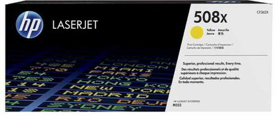 HP 508X Yellow (Sárga) nagykapacitású toner (CF362X)