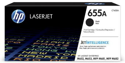 HP 655A Black (Fekete) LaserJet toner (CF450A)
