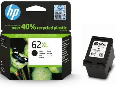 HP 62XL Fekete nagykapacitású tintapatron (C2P05AE)