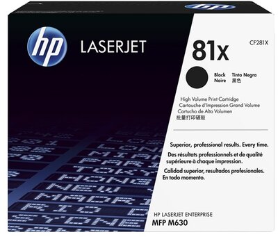 HP 81X Black (Fekete) nagykapacitású toner (CF281X)