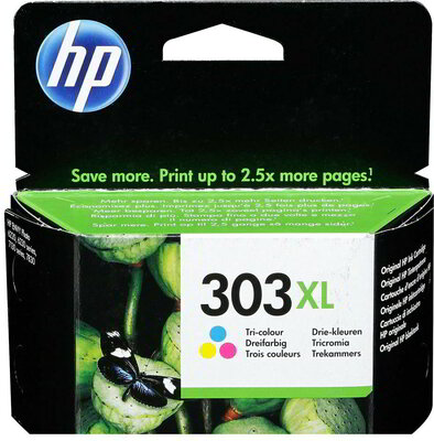 HP 303XL Háromszínű nagykapacitású tintapatron (T6N03AE)