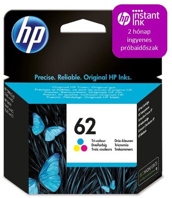 HP 62 Háromszínű tintapatron (C2P06AE)