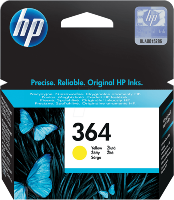 HP 364 Yellow (Sárga) tintapatron (CB320EE)