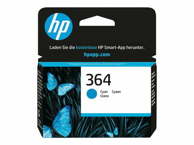 HP 364 Cyan (Ciánkék) tintapatron (CB318EE)