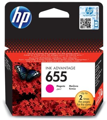 HP 655 Magenta (Bíbor) tintapatron (CZ111AE)