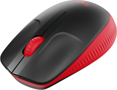 Logitech M190 Vezeték nélküli egér (910-005908) - Piros színben