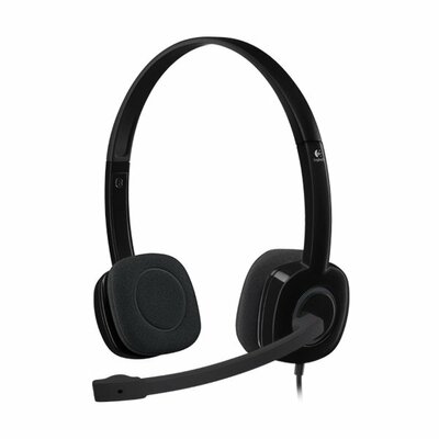 Logitech H151 Stereo headset (981-000589) - Mikrofonos fejhallgató