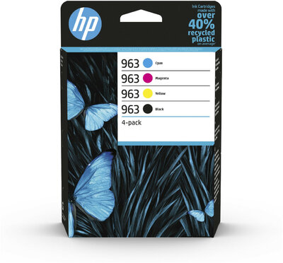 HP 963 Fekete és háromszínű tintapatron csomag (6ZC70AE)