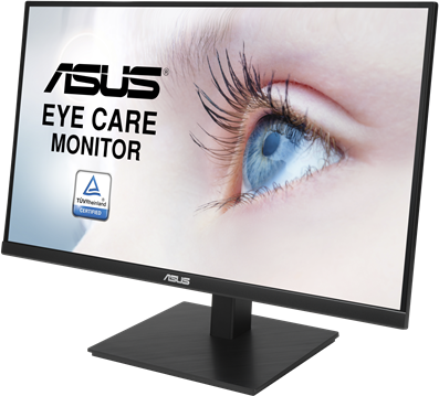 Asus VA27AQSB Eye Care Monitor (VA27AQSB) - 27" WQHD (2560x1440), 16:9, IPS, 1000:1, 350cd, 1ms, HDMI, DisplayPort, 3 év garancia, Fekete színben