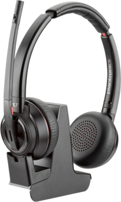 HP Poly Savi 8220 UC DECT 1880-1900 MHz-es USB-A headset (8D3F2AA)