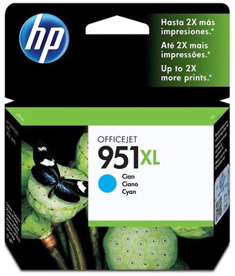 HP 951XL Cyan (Ciánkék) nagykapacitású tintapatron (CN046AE)