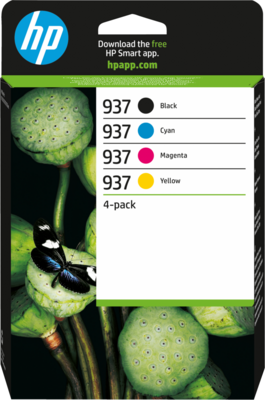 HP 937 Multipack Fekete és háromszínű tintapatron csomag (6C400NE)