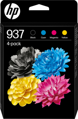 HP 937 Multipack Fekete és háromszínű tintapatron csomag (6C400NE)