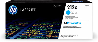 HP 212X Cyan (Ciánkék) Nagykapacitású toner (W2121X)