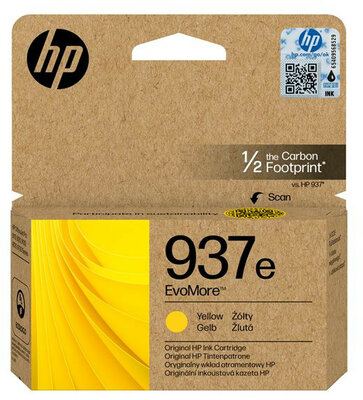 HP 937e EvoMore Yellow (Sárga) tintapatron 1600 (4S6W8NE)