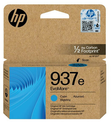 HP 937e EvoMore Cyan (Ciánkék) tintapatron 1600 (4S6W6NE)