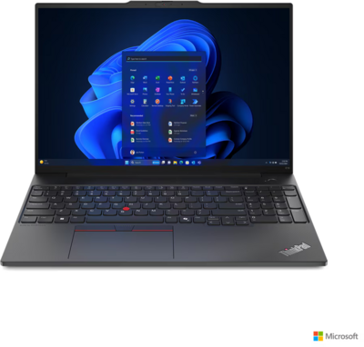 Lenovo ThinkPad E16 G2 Notebook (21MA003SHV) - 16.0" WUXGA, Intel Core Ultra 5-125U, 32GB RAM, 1TB SSD, Magyar billentyűzet, Operációs rendszer nélkül, 3 év garancia, Fekete színben
