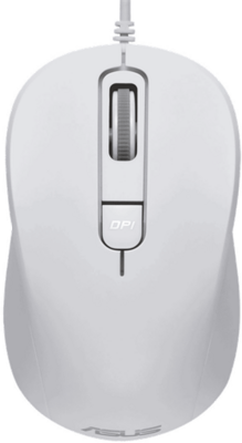 Asus MU101C Vezetékes egér (MU101C MOUSE/WH) - Fehér színben