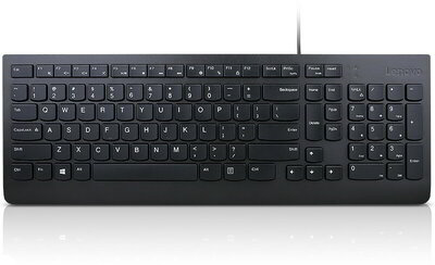 Lenovo Essential Vezetékes billentyűzet magyar kiosztás (4Y41C68660) - Fekete színben