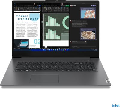 Lenovo V17 G4 Notebook (83A2003KHW) - 17.3" FullHD, Intel Core i5-13420H, 16GB RAM, 512GB SSD, Magyar billentyűzet, Windows 11 Home, 3 év garancia, Szürke színben