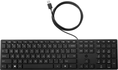 HP 320K Vezetékes angol billentyűzet (9SR37AA#ABB) - Fekete színben
