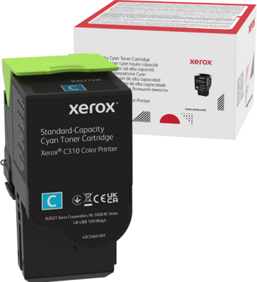 Xerox C310/C315 Cyan (Ciánkék) toner (006R04361) - Eredeti Xerox kellékanyag