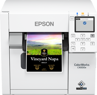 Epson ColorWorks C4000e Színes Tintasugaras Címkenyomtató (C31CK03102BK)