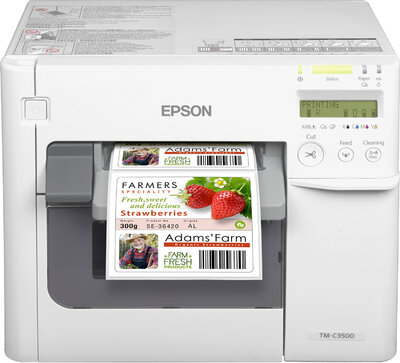 Epson ColorWorks C3500Ae Színes Tintasugaras Címkenyomtató (C31CD54012CD)