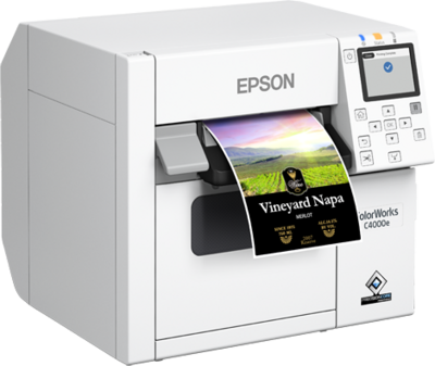Epson ColorWorks C4000e Színes Tintasugaras Címkenyomtató (C31CK03102MK)