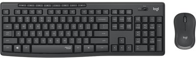 Logitech MK295 Vezeték nélküli billentyűzet és egér magyar kiosztás (920-009806) - Grafitszürke színben