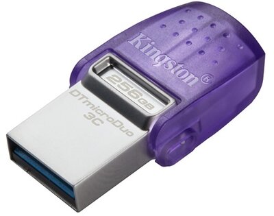 Kingston Pendrive 256GB, DT microDuo 3C 200MB/s dual USB-A + USB-C (DTDUO3CG3/256GB)