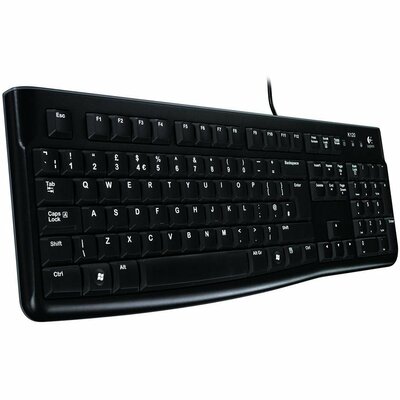 Logitech K120 Vezetékes billentyűzet magyar kiosztás (920-002491) - Fekete színben