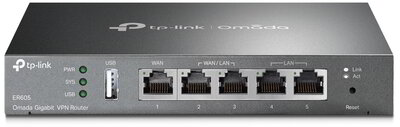 TP-LINK Vezetékes VPN Router 1xWAN(1000Mbps) + 4xLAN(1000Mbps) (ER605)