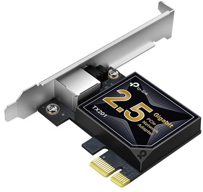 TP-LINK Vezetékes hálózati adapter PCI-Express 2.5Gbps, TX201