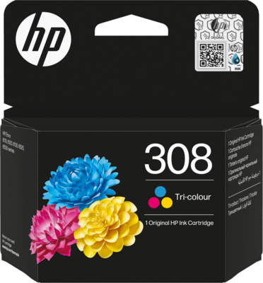 HP 308 Háromszínű (Tri-Color) tintapatron (7FP20UE) - Eredeti HP kellékanyag