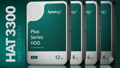 Synology Plus Series 3.5" SATA HDD 4TB, 5400rpm (HAT3300-4T)