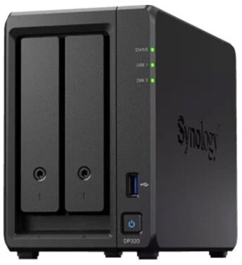 Synology ActiveProtect DP320 Biztonsági mentési eszköz (DP320) - AMD Ryzen R1600, 8GB RAM, 2x 8TB HDD RAID 1 (Max 2x)