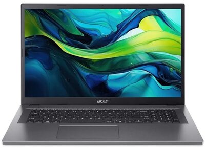 Acer Aspire Go 17 Notebook (AG17-31P-31UY) - 17.3" FullHD, Intel Core 3-N355, 8GB RAM, 512GB SSD, Magyar billentyűzet, Operációs rendszer nélkül, 3 év garancia, Acélszürke színben