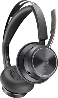HP Poly Voyager Focus 2 Microsoft Teams Certified USB-C-C Headset +USB-C/A Adapter (9T9J4AA)