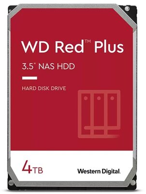 WD Western Digital Red Plus 4TB 5400rpm 256MB Cache NAS HDD (WD40EFPX)