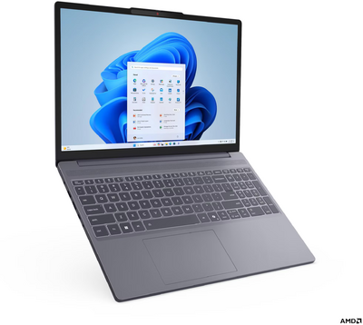 Lenovo IdeaPad Slim 3 Notebook (83K7003EHV) - 15.3" WUXGA, AMD Ryzen 5-7533HS, 24GB RAM, 1TB SSD, Magyar billentyűzet, Operációs rendszer nélkül, 3 év garancia, Szürke színben